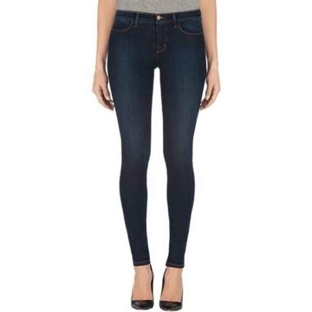 J Brand Denim Size 27 Dark Blue Skinny Palisade High Waisted Jeans
